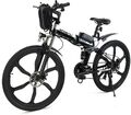 26'' Elektrofahrrad E Moutainbike 36V 10,4Ah E-Bike Pedelec Unisex Emtb 21 Gang
