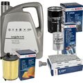 BOSCH Inspektionspaket 5 L VW Motoröl 0W-30 Longlife III FE für Golf Plus 1.6