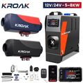 KROAK 8KW 12V 24V Diesel Auto Heizung Standheizung Luftheizung Bluetooth LCD