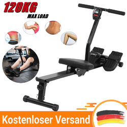 Rudergerät Rudermaschine Wasser Ruderzugmaschine LCD Heimtrainer HOME 120kg