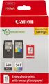 Canon PG-540 CL-541 Vorteilspack 2 Tintenpatronen (Schwarz + Farbe) Original +50