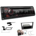 Kenwood Autoradio Spotify DAB Bluetooth Einbauset für Opel Antara ab 2006 