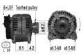 ERA Lichtmaschine Generator Lima 210581A für VW MULTIVAN T5 7HM 7HN 7HF 7EF 7EM