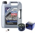 SCT Germany Ölfilter 5 L Liqui Moly MoS2 Leichtlauföl 10W-40 für Opel Senator B