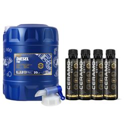 20L MANNOL Motoröl DIESEL TDI 5W-30 Inkl. 4x Additive Ceramo Ester 9829