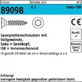 500er PACK(Stk)  890989200050080 Spanplattenschraube R 89098 SEKO Innensechsrund