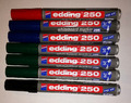 7 edding 250 whiteboard marker versch. Farben, wenig benutzt