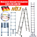 Teleskopleiter Mehrzweckleiter Ausziehleiter Klappleiter Anlegeleiter 8.5-16.5FT