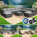 BRAST Gartenlounge-Set "Freedom" für 9 Personen - Outdoor Gartenmöbel Sitzgruppe