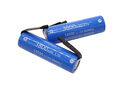 2 x Lithium Ionen Akku 3,7 V / 3800 mAh Typ 14500 Li ion Mit Lötfahne 48 x 14 mm