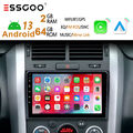 2+64G Android 13 Autoradio Apple Carplay GPS NAVI BT Für SUZUKI SX4 Fiat Sedici