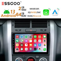 2+64G Android 13 Autoradio Apple Carplay GPS NAVI BT Für SUZUKI SX4 Fiat Sedici