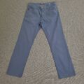 BRAX Cooper Fan Chino Hose Stretch Pants Blau Gr 23 W33 L30 Herren Regular Fit