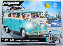 Playmobil 71657 VW Volkswagen T1 Camping Bus Winteredition Edeka