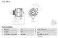 Lichtmaschine Generator für 270600J020 270600J040 TOYOTA YARIS P1 2002-2005