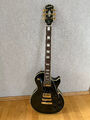 Gitarre Epiphone Les Paul custom ebony  -  E-Gitarre + Softcase