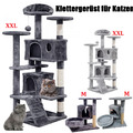 KRATZBAUM KLETTERBAUM PLÜSCH KATZENBAUM HÖHLE STABIL KATZENMÖBEL 139 CM