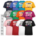 T-Shirt selbst gestalten * einseitig vollfarbig bedruckt * mit Foto Text Logo