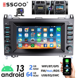 64G Android 13 Autoradio Navi Carplay Für Mercedes Benz A B Klasse W169 W639 906