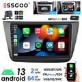 DAB+ Autoradio 64G Android 13 Carplay GPS Navi FM RDS Kam Für Seat Altea 2004-15