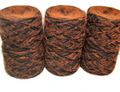 Wolle Garn Flausch 620 Gramm = 1730 m LL  ♥ Gognac Schwarz  ♥ 6.- € / 100 Gramm