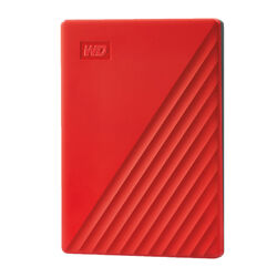 WD My Passport Festplatte, 2 TB HDD, 2,5 Zoll, extern, Rot