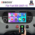 7" Für Fiat 500 2007-2015 Android 13 Apple Carplay Autoradio GPS BT WIFI RDS 64G