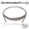 Drahtseil Stahlseil Edelstahl Rostfrei 0,5mm 1mm 1,5mm 2mm 3mm 4mm 5mm 6mm 8mm