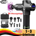 8 Köpfe Electric Massage Gun 30 Modi Massagepistole Massager Muscle Massagegerät