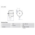 Bosch Lichtmaschine 0986030130