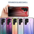 HandyHülle Für Samsung S23 S22 Ultra S21 FE A54 A53 A34 Gradient Glas Case Cover