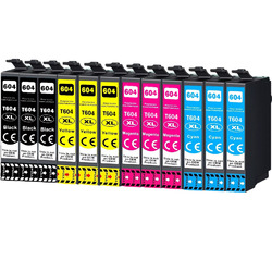 20x Patronen für Epson 604 XL XP-3200 2200 4200 2205 3205 4205 WF-2930 2950 DWF