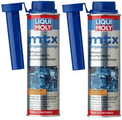 Liqui Moly mtx Vergaser Reiniger 2x300 ml Benzin Kraftstoff Additiv Reinigung