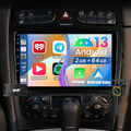 DAB+ Android 13 Carplay Autoradio GPS Für Benz C/CLK/G Klasse W203 W209 W463 KAM