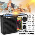 Solar Radio Kurbelradio Tragbares Notfall Energie Radio AM/FM/SW mit  LED lampe