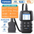 🔥 TOPDON AL300 Profi KFZ OBD2 Diagnosegerät Fehlerauslesegerät Gratis-Update