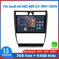 2+64GB Carplay Android13 Autoradio GPS NAVI SWC Für Audi A6 4B2 4B5 C5 1997-2005