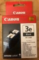 Original offizielle Canon 3e schwarze Tintenpatrone BCI-3eBK authentisches Original