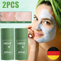 2x Green Tea Purifying Clay Stick Mask Grün Tee Oil-Control Anti-Acne Fine Solid