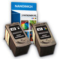 2x Tintenpatronen für CANON PG 40 XL + CL41 XL IP2500 IP2600 MX300 bei Nano