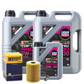 Motoröl 5W30 LIQUI MOLY Top Tec4400 11L+HENGST Ölfilter+Ölablassschraube