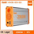 PowMr 2000W Reiner Sinus Spannungswandler DC12V auf AC 230V Wechselrichter