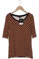 Comma T-Shirt Damen Shirt Kurzärmliges Oberteil Gr. EU 36 Braun #fcaq2q7