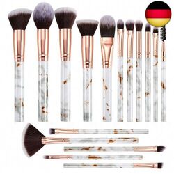 Pinselset Makeup DUAIU 16 Stück Professionelle Pinsel Set Marmor Gesicht Make