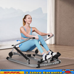 LCD Rudergerät Rudermaschine Ruderzugmaschine Klappbar Fitness Cardio bis 120kg