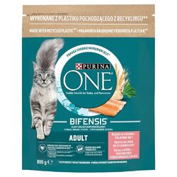 PURINA ONE BIFENSIS ADULT MIT LACHS FÜR KATZE 800g