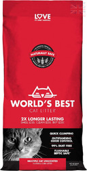 Katzenstreu 28 Pfund, mehrere Katze unparfümiert, 12,7 kg (1er Pack) Worlds Best