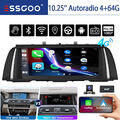 10.25" Android 13 DAB+ Autoradio GPS Navi 4+64G 4G KAM für BMW 5er F10/F11 NBT