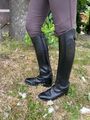 Leder Reitstiefel Gr. 39 Schwarz Lederreitstiefel Reiten Leder Petrie 