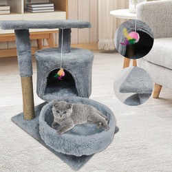 Kratzbaum Katzenbaum Kletterbaum Katzen Katzenkratzbaum Spielbaum Stabil 68 cm